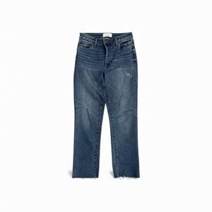 Evereve Dark Blue Straight Leg Jeans 27